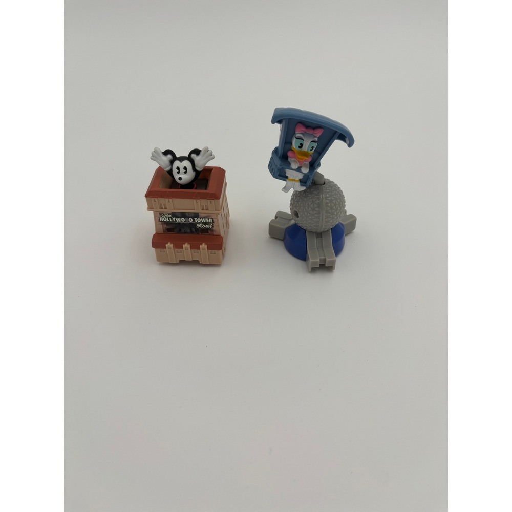 Disney Wind Up Toy Kids OS Multicolor Excellent Mickey Tower Daisy Epcot Set